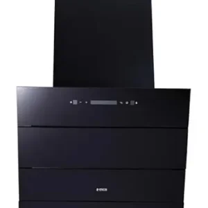 Elica 60cm 1500 m3/hr BLDC Filterless Autoclean Kitchen Chimney with 15 Years Warranty (EFL 3V 601 BLDC HAC LTW MS NERO), Black