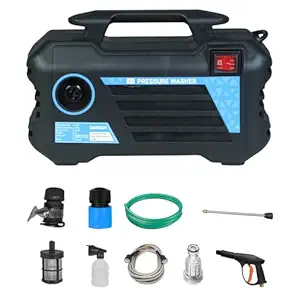 Darson A1 High Pressure Washer, Car Washer, 1600 Watts Motor, 100 Bars, 6.5L/Min Flow Rate, 7 Meters Outlet Hose, Portable, Car, Bike & Home Cleaning